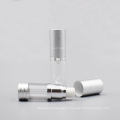 Cosmetic 15ml 20ml 30ml Airless Plastic Silver Lotion Pump Bottle